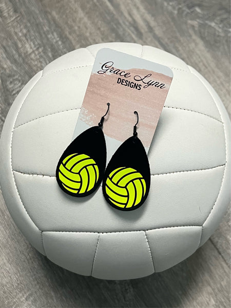 Volleyball - Black & Yellow