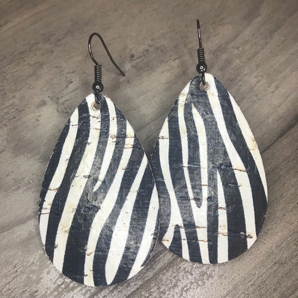 Cork & Leather Zebra - Small