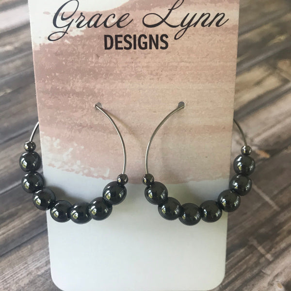 Stunning Silver Hoops