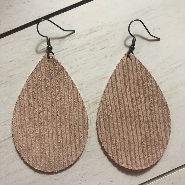 Beige Teardrops - Large