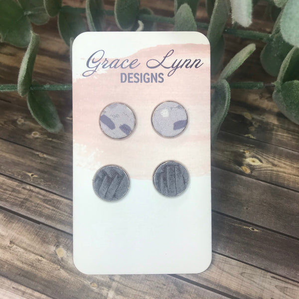 Gray Skies Studs