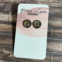 Leopard Studs