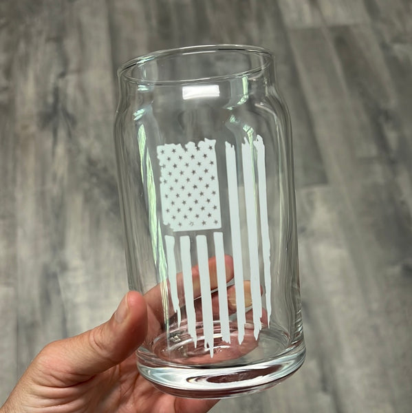 American Flag - Glass Only