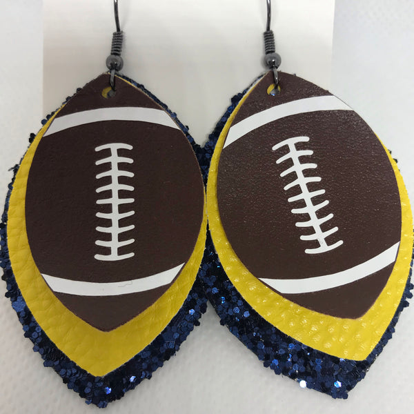 Football Fan - Blue & Yellow