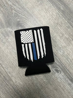 Thin Blue Line koozie