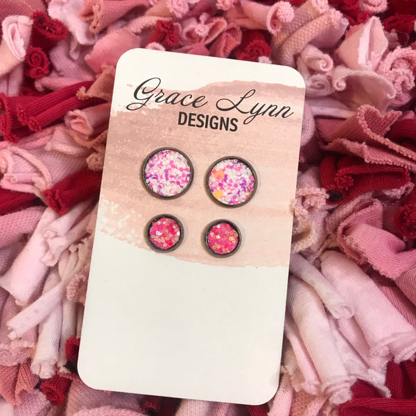 Pink Studs - Regular & Mini