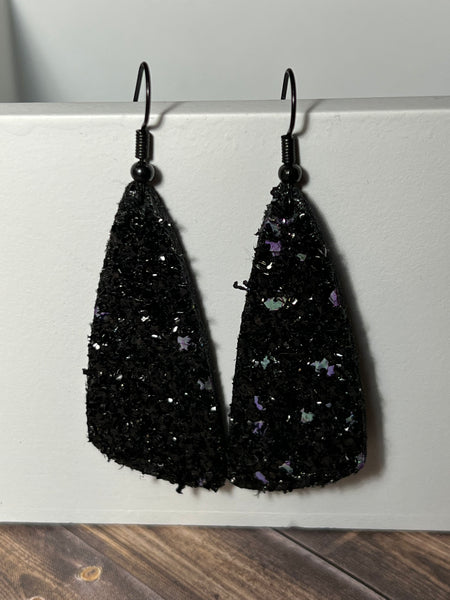 Textured Black Shimmer