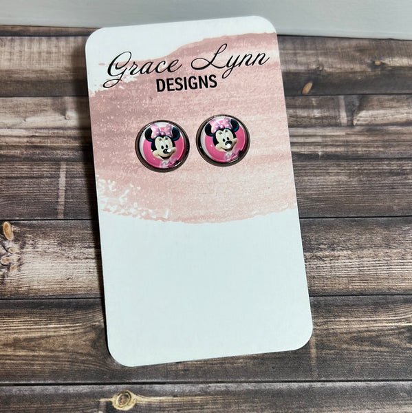 Minnie Mouse Studs