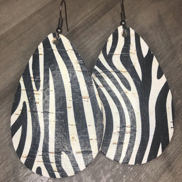 Cork & Leather Zebra - Large